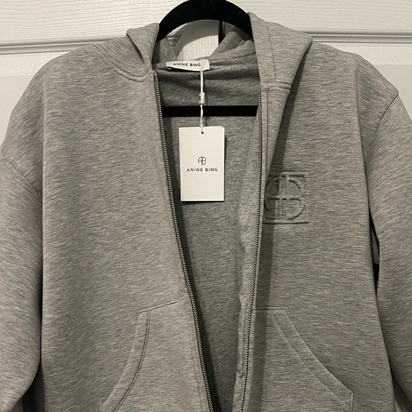 NWT ANINE BING Bond Zip Hoodie XS - Picture 7 of 8